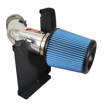 injen 11-20 dodge challenger srt-8 6.4l v8 polished power-flow short ram intake pf5064p - image