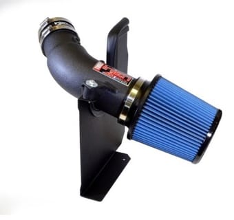 injen 11-20 dodge challenger srt-8 6.4l v8 wrinkle black power-flow short ram intake pf5064wb - image