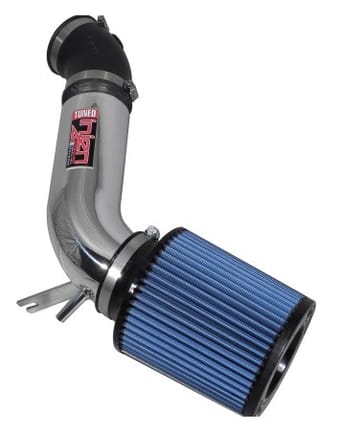 injen 05-10 chrysler 300c / 04-08 dodge magnum wrinkle black power-flow short ram air intake pf5070wb - image