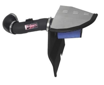 injen 10 camaro 3.6l v6 wrinkle black power-flow short ram air intake system pf7011wb - image