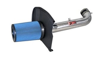 injen 14-19 chevy silverado/gmc sierra p/u 5.3l polished short ram intake w/ mr tech & heat shield pf7064p - image