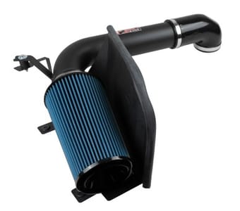 injen 19-20 ram 1500 v8-5.7l wrinkle black pf cold air intake system pf8056wb - image