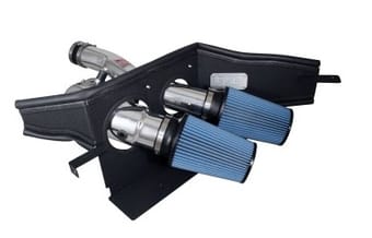 injen 2015+ ford f-150 v6 2.7l/3.5l ecoboost polished short ram intake (includes heat shield) pf9015p - image