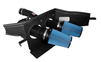 injen 2015+ ford f-150 v6 2.7l/3.5l ecoboost wrinkle black short ram intake (includes heat shield) pf9015wb - image