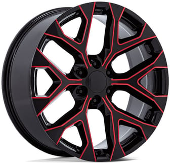 Performance Replicas PR177 Gloss Black Red Milled
