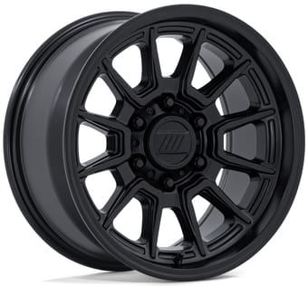 17x8.5 pro comp pa209 rattler matte black 5x127/5 0mm - image