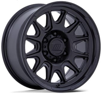 17x8 pro comp pa200 pulse matte black 6x114.3/4.5 20mm - image