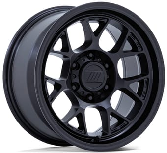 17x8 pro comp pa205 wraith matte black 6x114.3/4.5 20mm - image