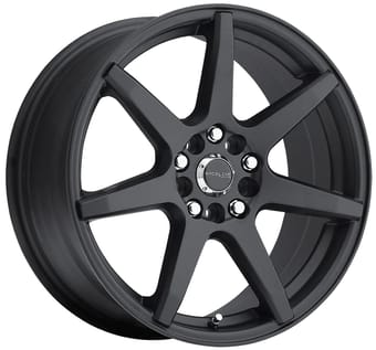 15x7 raceline 131b evo satin black 4x100 | 4x108/4.25 40mm - image