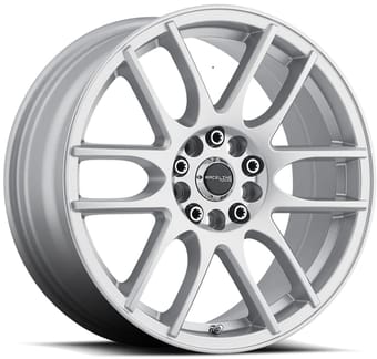 17x7.5 raceline 141s mystique silver 4x100 | 4x108/4.25 40mm - image