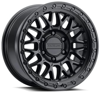 17x8.5 raceline 963b satin black 5x150 25mm - image