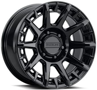 17x8.5 raceline 964gb vector gloss black 5x127/5 0mm - image