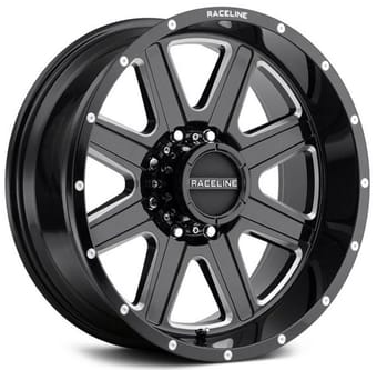 Raceline 940M Hostage Gloss Black w/ Milled Accents