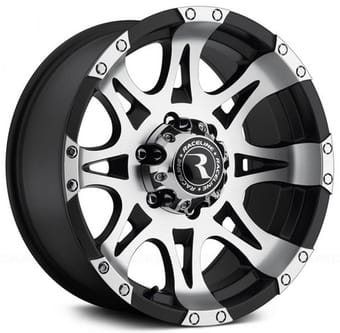 Raceline 982 Raptor Black Machined Face