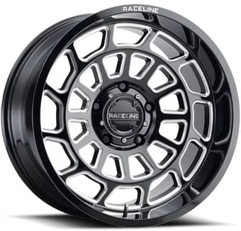 Raceline 955M Wrap Gloss Black Machined