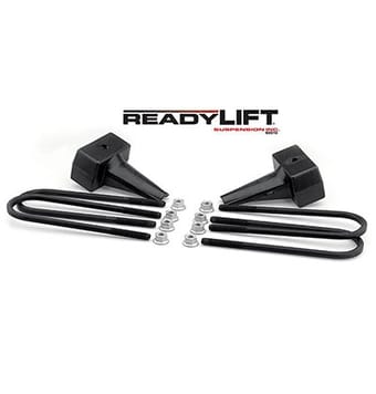 readylift 4" rear block kit 1999-2010 ford f-250/ f-350/ f-450 super duty (1 piece drive shaft) 66-2094 - image