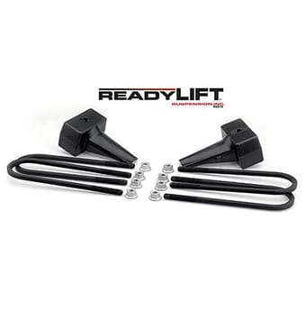 readylift 5" rear block kit 1999-2010 ford f-250/ f-350/ f-450 super duty (1 piece drive shaft) 66-2195 - image