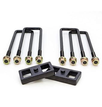 readylift 1" rear block kit 2011-2019 chevrolet/gmc 2500/3500 hd (oem style w/ factory top overloads) 66-3121 - image