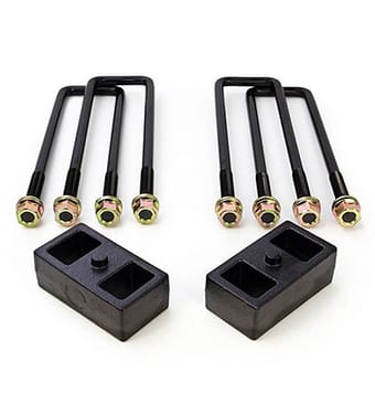 readylift 2" rear block kit 2011-2019 chevrolet/gmc 2500/3500 hd (oem style w/ factory top overloads) 66-3122 - image