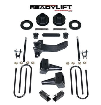 readylift 2.5" sst lift kit w/ 4" rear blocks 2011-2016 ford f-250/f-350 super duty 4wd (1 piece drive shaft) 69-2524 - image