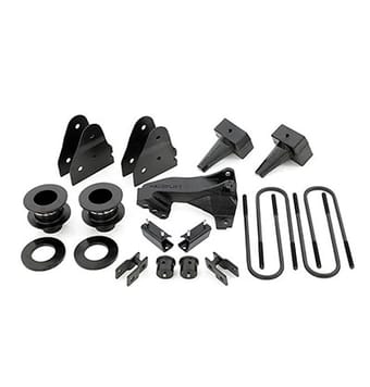 readylift 3.5" sst lift kit w/ 4" tapered rear blocks 2017-2021 ford f-250/f-350 super duty 4wd (1 piece drive shaft) 69-2735 - image