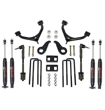 readylift 3.5'' front 2'' rear sst lift kit w/ sst3000 shocks &amp; tow block 2011-2019 chevrolet/gmc 2500hd 69-3512 - image
