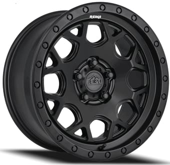 17x8 reika r45 marauder satin black 5x108/4.25 20mm - image