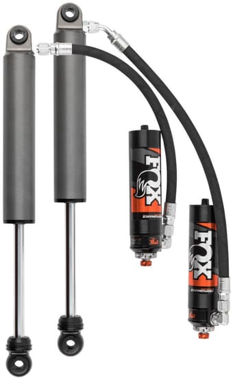 fox 2019+ gm 1500 performance elite series 2.5 reservoir rear adjustable shocks 883-26-087 - image