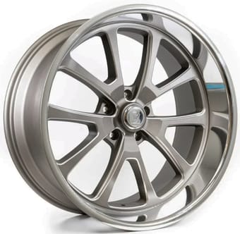 Resto R101 Laguna Texture Gunmetal Milled Window Diamond Cut Lip