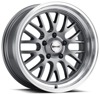 Ridler 607 Grey w/ Machined Lip