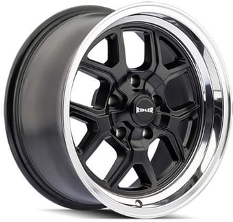 Ridler 610 Matte Black w/ Polished Lip