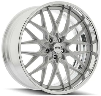 22x10.5 ridler 681 brush w/ polished lip 5x120.7/4.75 10mm - image