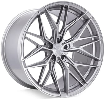 20x11 rohana rfx17 brushed titanium (cross forged) (super deep concave) 5x4.5/114.3 25mm - image