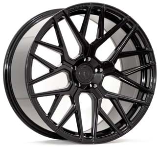 (clearance - no returns) 20x9 rohana rfx10 gloss black (cross forged) 5x4.5/114.3 35mm - image