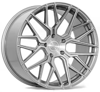 (special pricing) (special pricing) 20x12 rohana rfx10 brushed titanium (cross forged) 5x120 45mm - image
