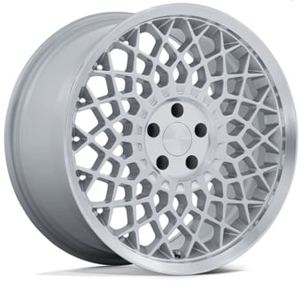 18x10.5 rotiform cjj gloss silver machined lip rc212 5x120 25mm - image