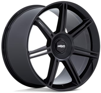 Rotiform Forged FRA Gloss Black w/ Matte Black Spokes