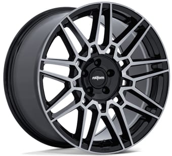 19x10.5 rotiform tdx gloss gloss black dark tinted rc215 5x112 35mm - image
