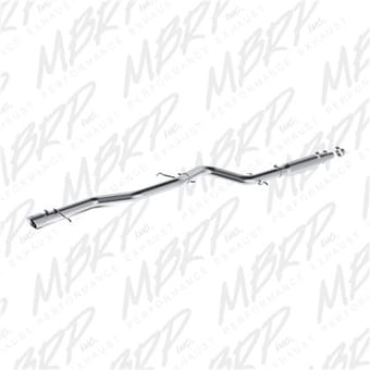 mbrp 05.5-06 vw 1.9l tdi jetta 3in t409 cat back exhaust s4600409 - image