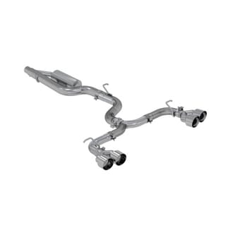 mbrp 15-19 vw golf r 3in cat back single exit exhaust pro series w/ valve delete - t304 s4603304 - image