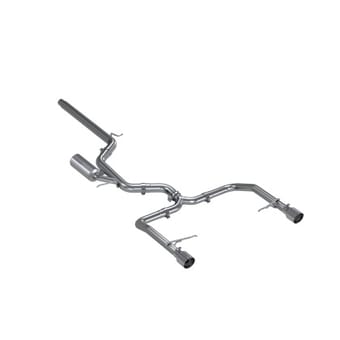 mbrp 19-21 vw jetta gli t304 ss 3in cat-back dual rear exit exhaust s4608304 - image