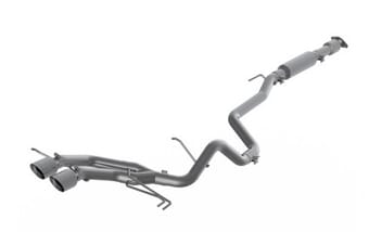 mbrp 13-18 hyundai veloster turbo 2.5in t304 w/ 4in. od tips - cat back dual exit s4703304 - image