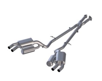 mbrp 2018+ kia stinger 3.3l rwd/awd 2.5in cat back dual rear exit w/o tips s4704304 - image