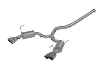 mbrp 15-19 subaru wrx 2.0l/sti 2.5l 3in dual split rear exit w/ 3.5in tips - t304 (street version) s4800304 - image