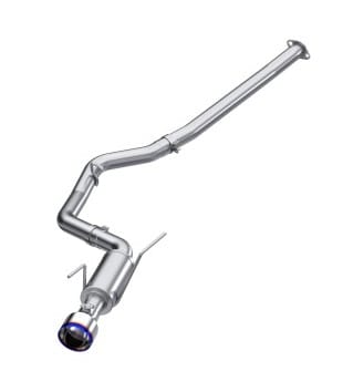 mbrp 15-21 subaru wrx 2.0l/sti 2.5l/ 11-14 sed. 3in cat-back single rear exit w/ burnt end tips-t304 s48033be - image