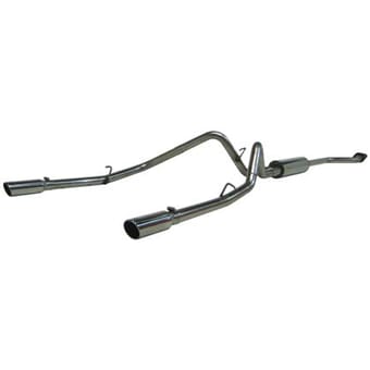 mbrp 2003-2007 chev/gmc 1500 classic 4.8/5.3l ec/cc-sb cat back dual split rear s5016409 - image
