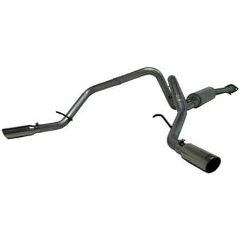 mbrp 2003-2007 chev/gmc 1500 classic 4.8/5.3l sc-sb cat back dual split side s5022al - image
