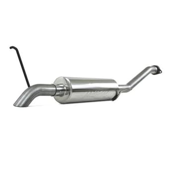 mbrp 04-11 chevy colorado / gmc canyon cat back before axle turn down alum exhaus s5052al - image
