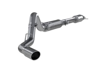 mbrp 2020 chevrolet/gmc 2500/3500 hd silverado/sierra 6.6l v8 installer series exhaust - aluminum s5093al - image