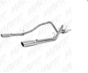 mbrp 2003 dodge ram hemi 1500 5.7l sc/cc-sb cat back dual split rear s5108409 - image